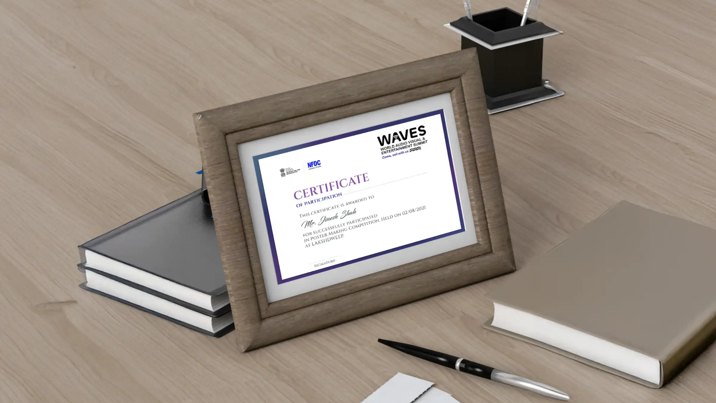 Venue branding by Laksharc Design, Ahmedabad