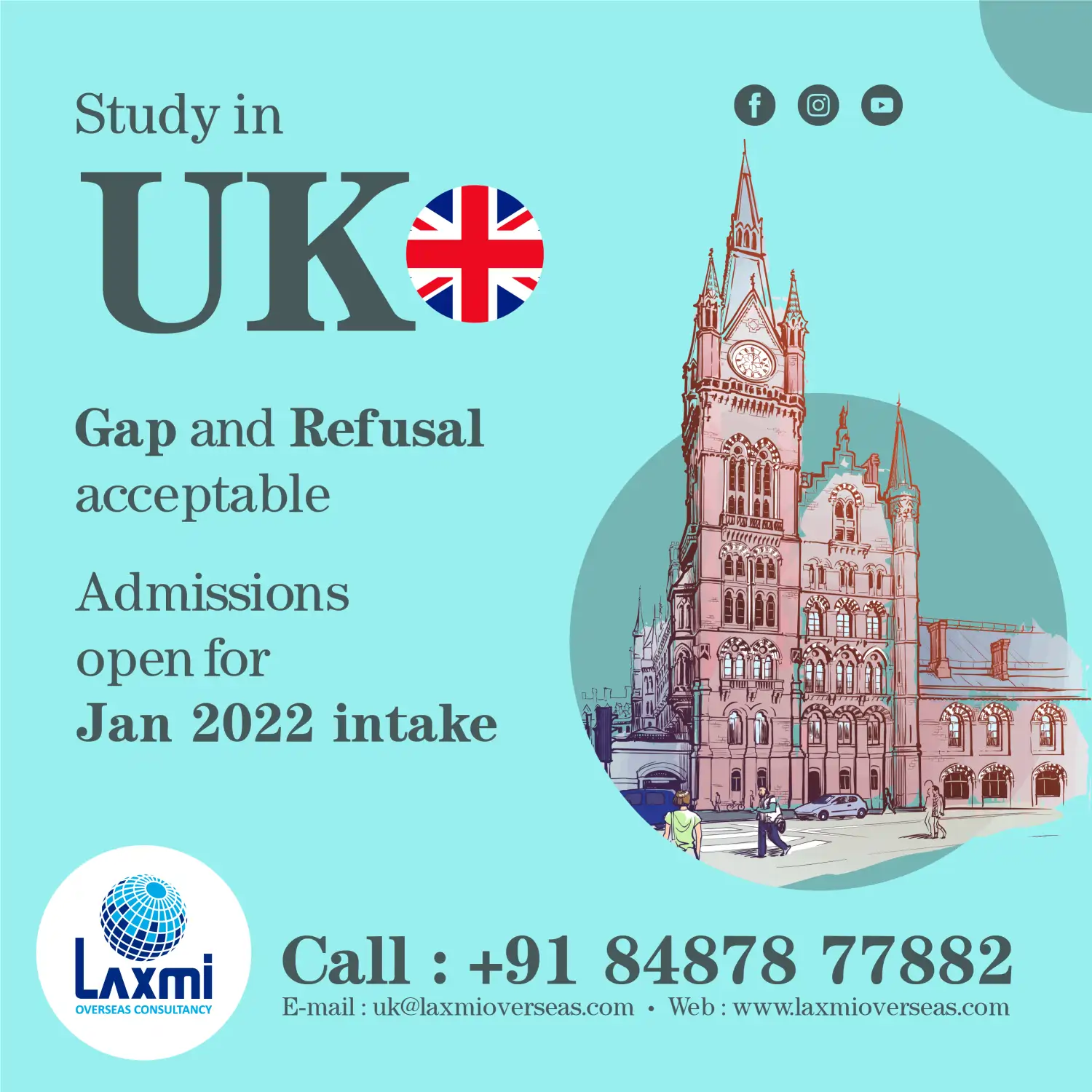 Social media post by Laksharc Design, Ahmedabad