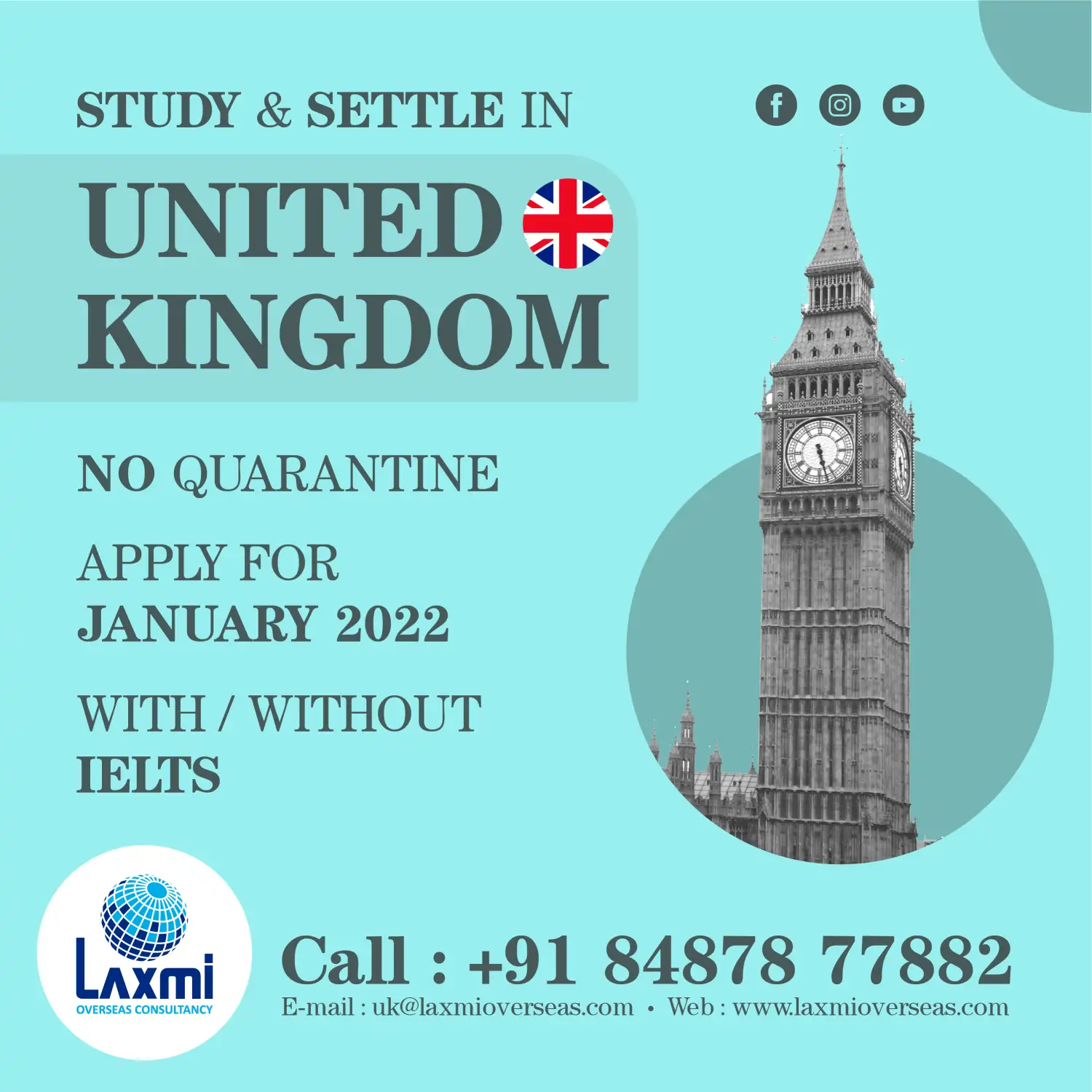 Social media post by Laksharc Design, Ahmedabad