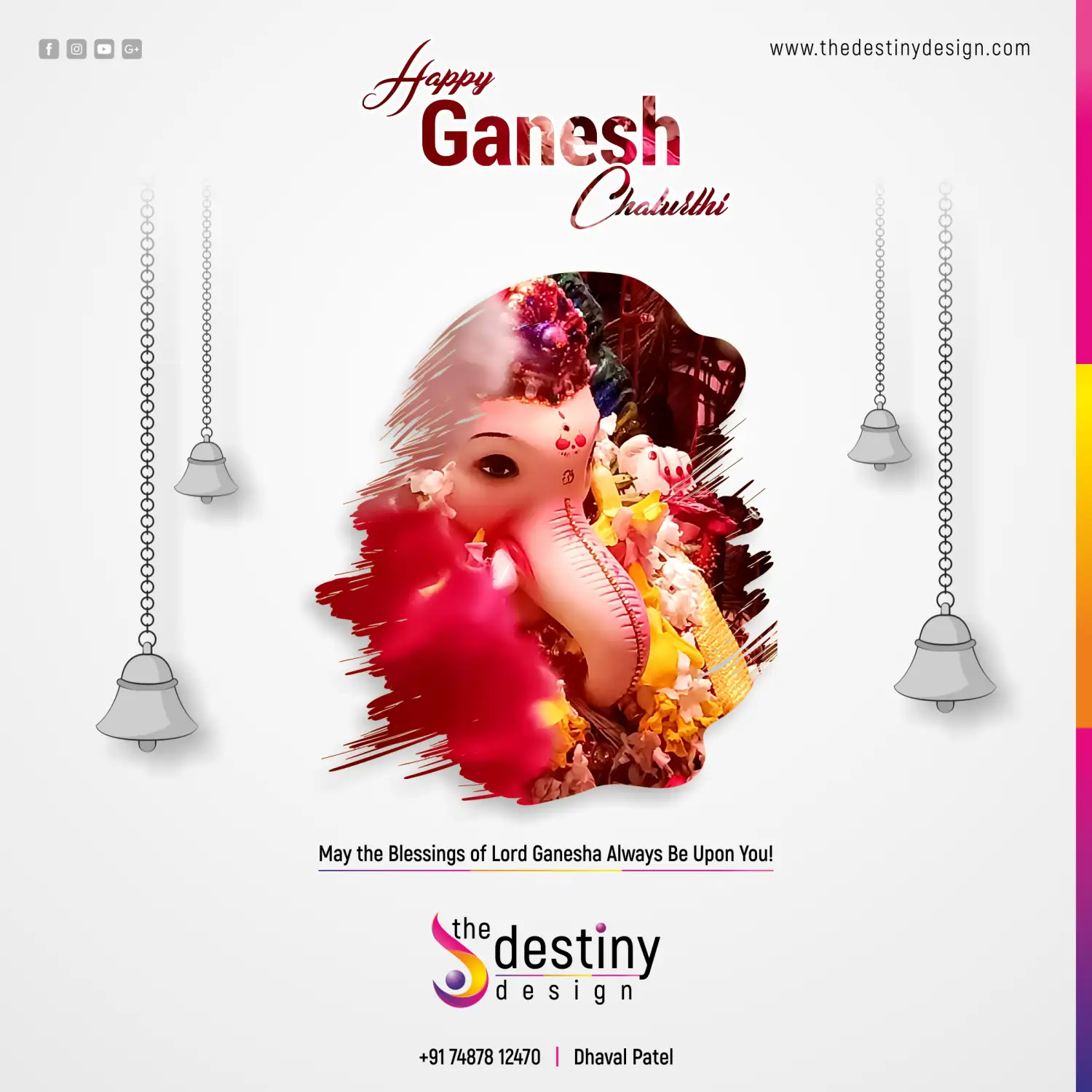 Social media post by Laksharc Design, Ahmedabad