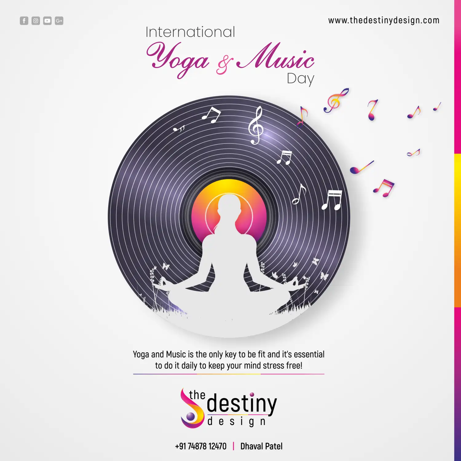 Social media post by Laksharc Design, Ahmedabad