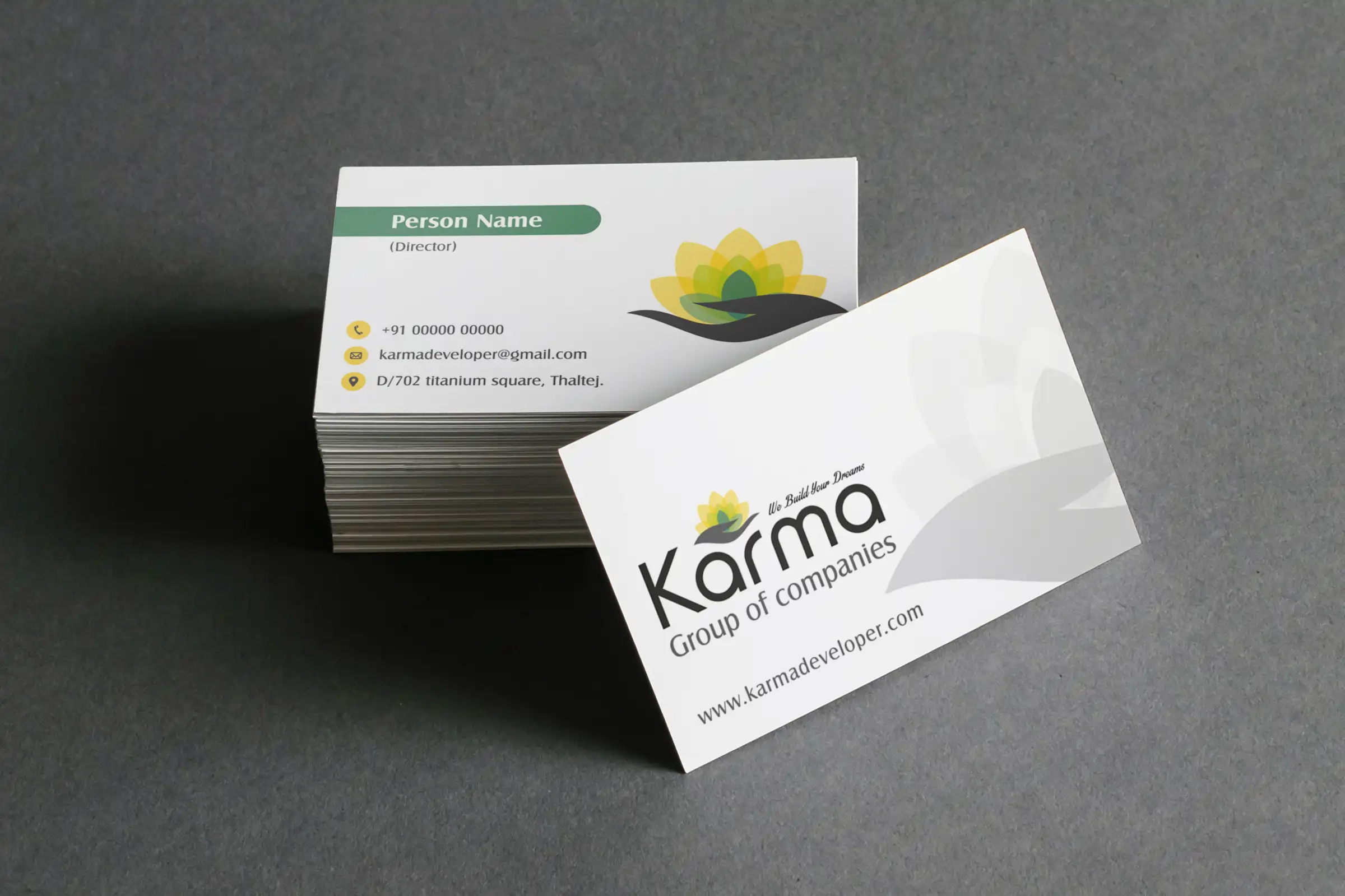 Visiting card design 4 by Laksharc Design, Ahmedabad